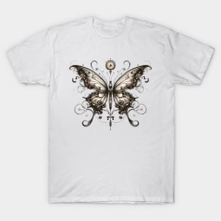 Frilly Steampunk Butterly T-Shirt